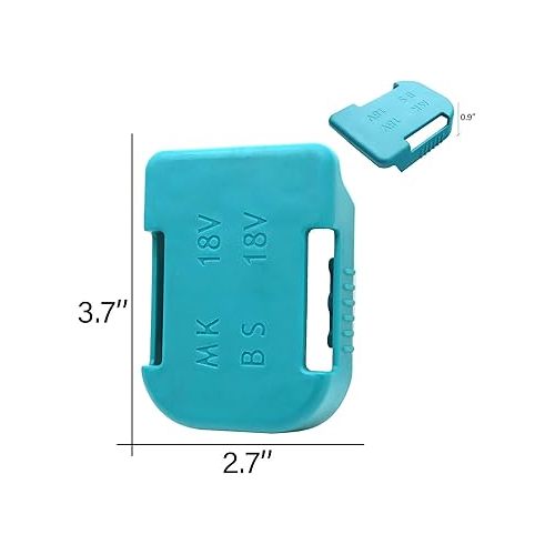 제네릭 10 Packs Battery Belt Clips Holders Compatible for Makita/Bosch 18V BL1860 BL1850 BAT609 Wall Mount Battery Storage Hanger Dock Holder Shelf Bracket Battery Organizer Rack