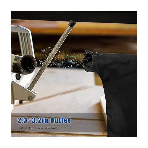 제네릭 Black Table Saw Dust Collector Bag for 10