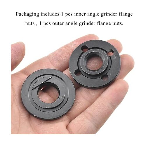 제네릭 Acoeitl Grinder Flange Angle Wrench Spanner Metal Lock Nut Suitable for Dewalt Milwaukee 193465-4 Bosch Black Decker Ryobi Makita 5/8