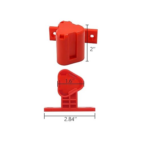 제네릭 5PCS M12 Tool Holder and Tool Storage Compatible with Milwaukee Drill Holder, Dirll Holder Wall Mount for Milwaukee M12 Drill, DIY Drill Tool Hanger Power Tool Storage Vertical Drill Mount