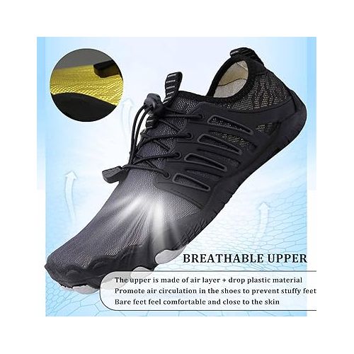 제네릭 Hike Footwear Barefoot Womens, Hike Footwear Barefoot Mens, Hike Shoes Womens Waterproof, Non-Slip Barefoot Shoes