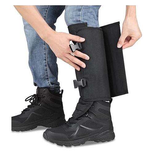 제네릭 Snake Gaiters Snake Guard Chaps, Waterproof Snake Guards Bite Protection for Lower Legs, Snake Proof Gaiters Fit for Men & Women, Adjustable Size Leg Chaps for Hunting and Farm Working