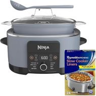 Ninja MC1001 Foodi PossibleCooker PRO 8.5 Quart Multi-Cooker, with 8-in-1 Slow Cooker Dutch Oven, Steamer, Nonstick, Oven Safe Pot to 500°F & Reynolds Kitchens Slow Cooker Liners!