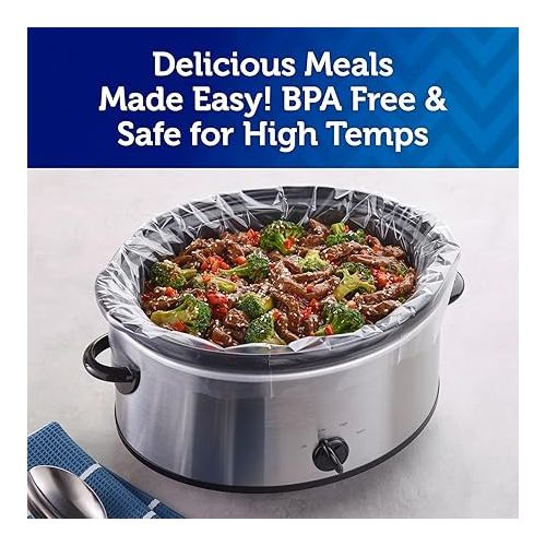 제네릭 Ninja MC1001 Foodi PossibleCooker PRO 8.5 Quart Multi-Cooker, with 8-in-1 Slow Cooker Dutch Oven, Steamer, Nonstick, Oven Safe Pot to 500°F & Reynolds Kitchens Slow Cooker Liners!