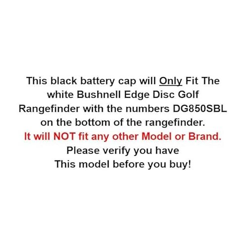 제네릭 for Bushnell Edge Disc Golf Rangefinder Black Battery Cap - Look at Second Image! - Verify Your Model 1st - Cover Screw Replacement