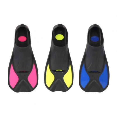 제네릭 Generic Adult Swimming Diving Flippers Short Training Fins