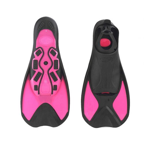 제네릭 Generic Adult Swimming Diving Flippers Short Training Fins