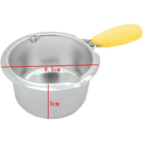 제네릭 Generic Schokolade Schmelztiegel Ofen Kasekessel Fondue Backen DIY Werkzeug Heizung - Gelb, 8.5x5cm