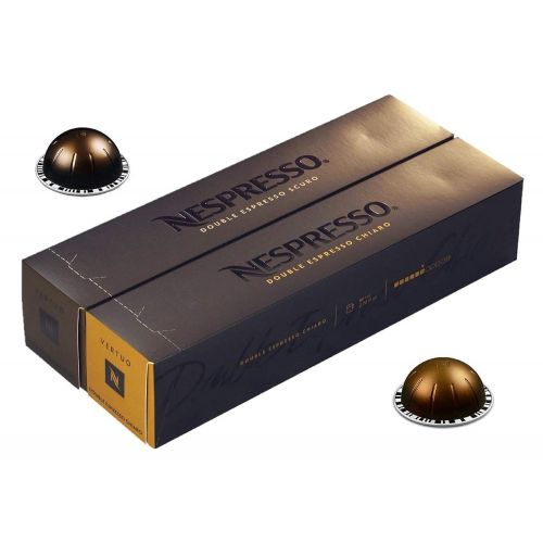 제네릭 Generic [European Version] Nespresso VertuoLine Double Espresso (2.7 ounce) Variety, Chiaro and Scuro, 20 Capsules