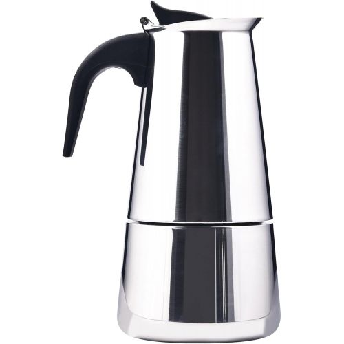 제네릭 Generic 4/6/9-Cup Coffee Pot Espresso Coffee Maker-Stovetop Espresso Maker/Italian Moka Coffee Pot-Stainless Steel Coffee Cup Percolator Stove top with Permanent Filter and Heat Resistant