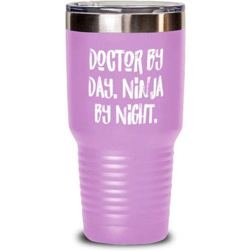 제네릭 Generic Unique Doctor, Doctor by Day. Ninja by Night, Doctor 30oz Tumbler From Friends