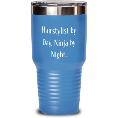 제네릭 Generic Useful Hairstylist, Hairstylist by Day. Ninja by Night, Epic 30oz Tumbler For Coworkers From Friends