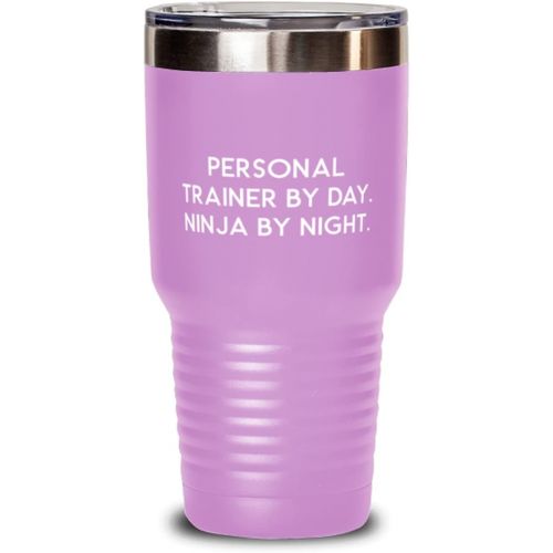 제네릭 Generic Personal Trainer by Day. Ninja by Night. 30oz Tumbler, Personal trainer Present From Boss, Fun Insulated Tumbler For Coworkers