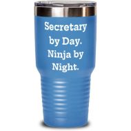 Generic Unique Secretary, Secretary by Day. Ninja by Night, Graduation 30oz Tumbler For Secretary