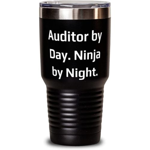 제네릭 Generic Gag Auditor 30oz Tumbler, Auditor by Day. Ninja by Night, Present For Coworkers, Fun From Boss