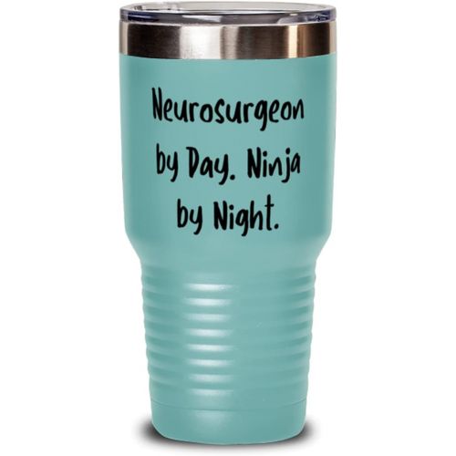 제네릭 Generic Funny Neurosurgeon, Neurosurgeon by Day. Ninja by Night, Cute 30oz Tumbler For Friends From Coworkers