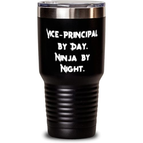 제네릭 Generic Vice-principal by Day. Ninja by Night. 30oz Tumbler, Vice-Principal Stainless Steel Tumbler, Love For Vice-Principal