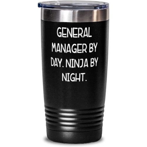 제네릭 Generic New General manager, General Manager by Day. Ninja by Night, General manager 20oz Tumbler From Colleagues