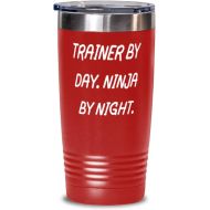 Generic Trainer by Day. Ninja by Night. 20oz Tumbler, Trainer Present From Colleagues, Love Stainless Steel Tumbler For Colleagues