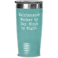 Generic Maintenance Worker by Day. Ninja by. Maintenance worker 20oz Tumbler, Sarcasm Maintenance worker, Insulated Tumbler For Colleagues