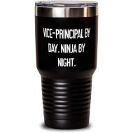 Generic Love Vice-Principal, Vice-principal by Day. Ninja by Night, Unique Idea Birthday 30oz Tumbler For Coworkers