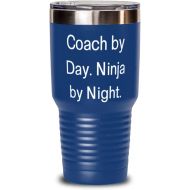 Generic Unique Idea Coach, Coach by Day. Ninja by Night, Birthday 30oz Tumbler For Coach