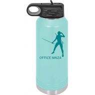 Generic Administrative Assistant For Office Manager Office Ninja Secretary Appreciation Present For Birthday, Anniversary, Valentines Day 32 Oz Teal Water Bottle Straw