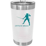 Generic Administrative Assistant For Office Manager Office Ninja Secretary Appreciation Present For Birthday, Anniversary, Valentines Day 16 Oz White Polar Camel Pint