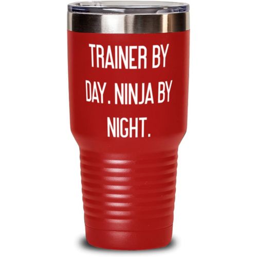 제네릭 Generic Cheap Trainer 30oz Tumbler, Trainer by Day. Ninja by Night, Present For Coworkers, Unique From Coworkers