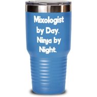 Generic Mixologist by Day. Ninja by Night. Mixologist 30oz Tumbler, New Mixologist s, Stainless Steel Tumbler For Men Women