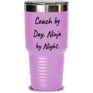 Generic Coach by Day. Ninja by Night. Coach 30oz Tumbler, Nice Coach s, Stainless Steel Tumbler For Colleagues