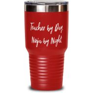 Generic New Teacher 30oz Tumbler, Teacher by Day. Ninja by Night, Inspirational s for Men Women, Birthday s