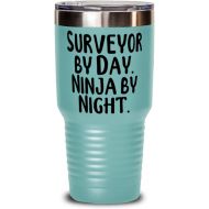 Generic Nice Surveyor Gifts, Surveyor by Day. Ninja by Night, Birthday 30oz Tumbler For Surveyor