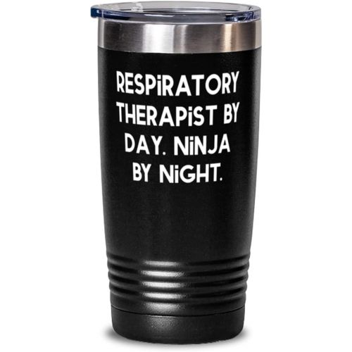 제네릭 Generic Gag Respiratory therapist 20oz Tumbler, Respiratory Therapist by Day. Ninja by Night, Present For Friends, New Gifts From Team Leader