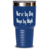 Generic Sarcasm Nurse Gifts, Nurse by Day. Ninja by Night, Beautiful Holiday 30oz Tumbler Gifts For Colleagues