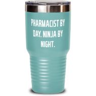 Generic Pharmacist by Day. Ninja by Night. Pharmacist 30oz Tumbler, Funny Pharmacist Gifts, Insulated Tumbler For Coworkers