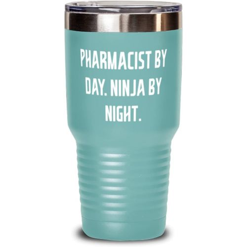 제네릭 Generic Pharmacist by Day. Ninja by Night. Pharmacist 30oz Tumbler, Funny Pharmacist Gifts, Insulated Tumbler For Coworkers