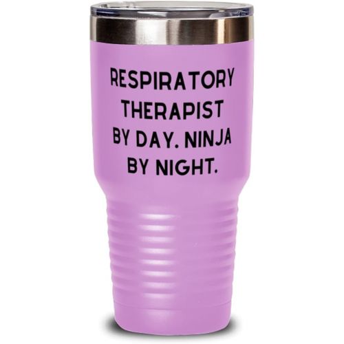 제네릭 Generic Fun Respiratory therapist Gifts, Respiratory Therapist by Day. Ninja by Night, Holiday 30oz Tumbler For Respiratory therapist