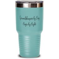 Generic Groundskeeper by Day. Ninja by Night. Groundskeeper 30oz Tumbler, Best Groundskeeper Gifts, Stainless Steel Tumbler For Men Women