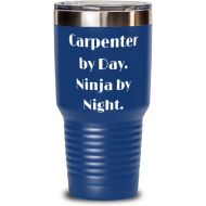 Generic New Carpenter Gifts, Carpenter by Day. Ninja by Night, Carpenter 30oz Tumbler From Team Leader