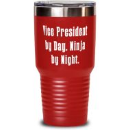 Generic Inspirational Vice President 30oz Tumbler, Vice President by Day. Ninja by Night, Present For Coworkers, Inspire Gifts From Friends