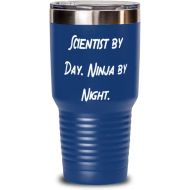 Generic Scientist Gifts For Coworkers, Scientist by Day. Ninja by Night, Fun Scientist 30oz Tumbler, Stainless Steel Tumbler From Team Leader