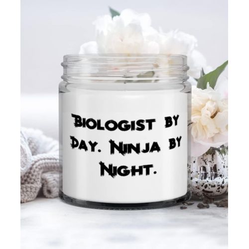 제네릭 Generic Special Biologist Gifts, Biologist by Day. Ninja by Night, Brilliant Christmas Candle Gifts For Men Women