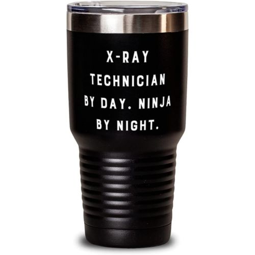 제네릭 Generic Brilliant X-ray technician Gifts, X-Ray Technician by Day. Ninja by Night, Holiday 30oz Tumbler For X-ray technician