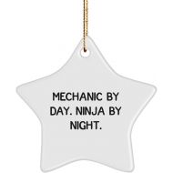 Generic Mechanic by Day. Ninja by Night. Star Ornament, Mechanic , Nice Gifts for Mechanic