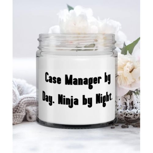 제네릭 Generic Case Manager by Day. Ninja by Night. Candle, Case manager Present From Colleagues, Beautiful For Men Women