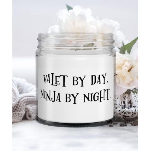 제네릭 Generic Sarcastic Valet Gifts, Valet by Day. Ninja by Night, Christmas Candle For Valet