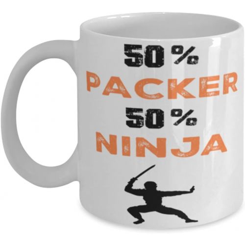 제네릭 Generic Packer Ninja Coffee Mug, Packer Ninja, Unique Cool Gifts For Professionals and co-workers