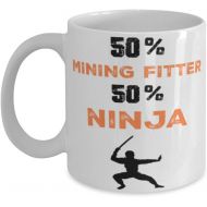 Generic Mining Fitter Ninja Coffee Mug, Mining Fitter Ninja, Unique Cool Gifts For Professionals and co-workers