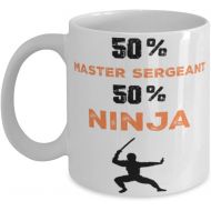 Generic Master Sergeant Ninja Coffee Mug, Master Sergeant Ninja, Unique Cool Gifts For Professionals and co-workers